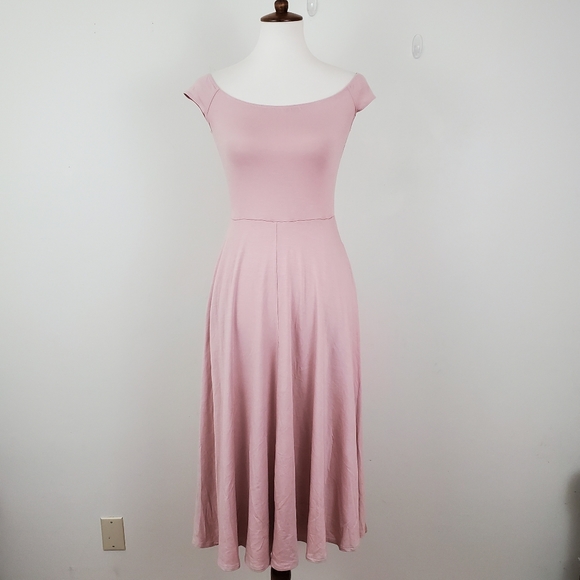 Reformation Marci Off Shoulder Midi Dress - Picture 3 of 15